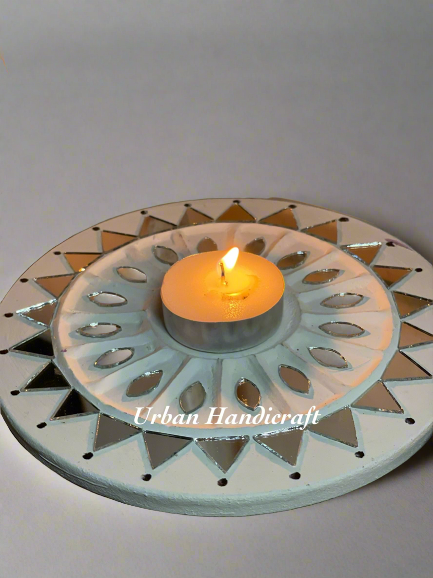 Rangoli-Tealight Holder