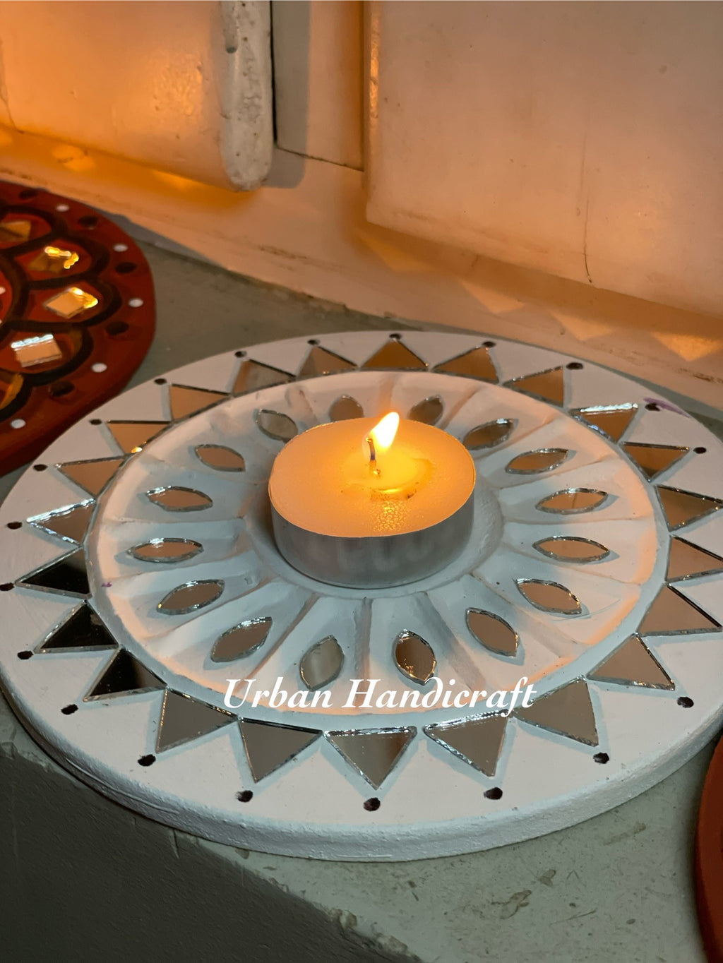 Rangoli-Tealight Holder