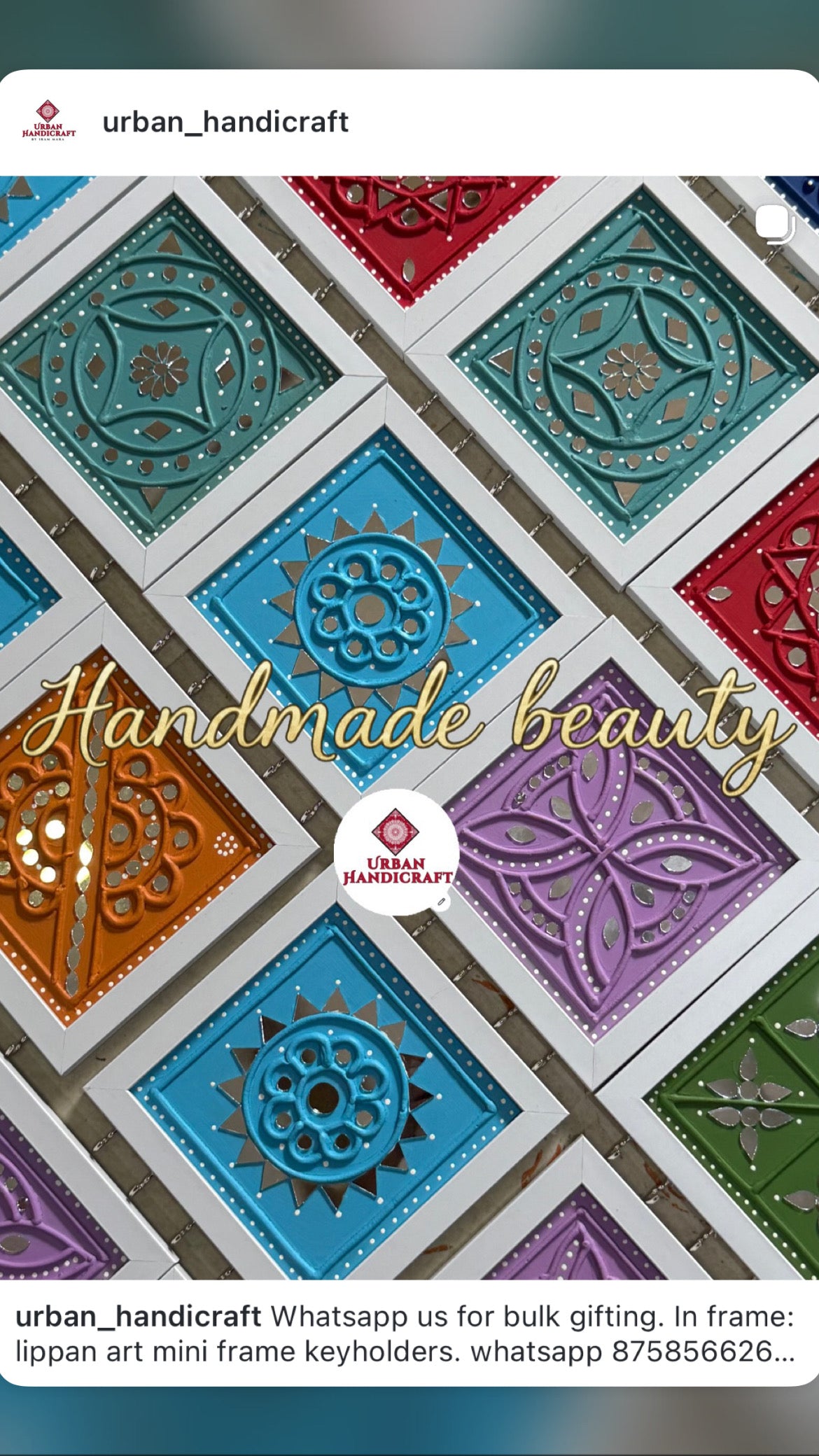 Mini frames keyholders