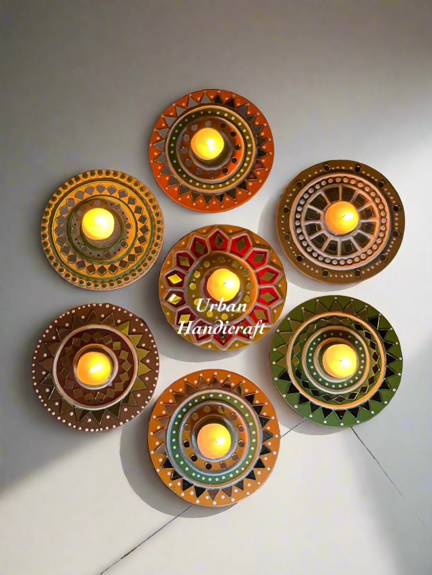 Rangoli-Tealight Holder
